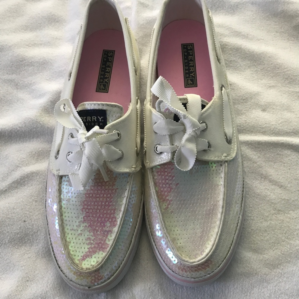 Sequined Sperry's